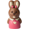 op. 10 g - mały króliczek - w czterech wzorach wysyłanych losowo - dekoracyjna figurka czekoladowa - nr. kat. 10242