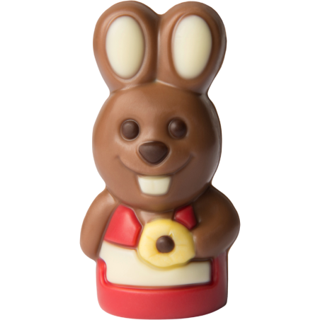 op. 10 g - mały króliczek - w czterech wzorach wysyłanych losowo - dekoracyjna figurka czekoladowa - nr. kat. 10242