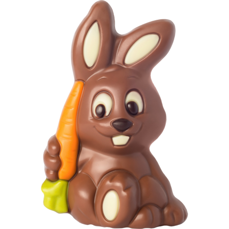 op. 40 g - zajączek z marchewką - dekoracyjna figurka czekoladowa - nr. kat. 10793