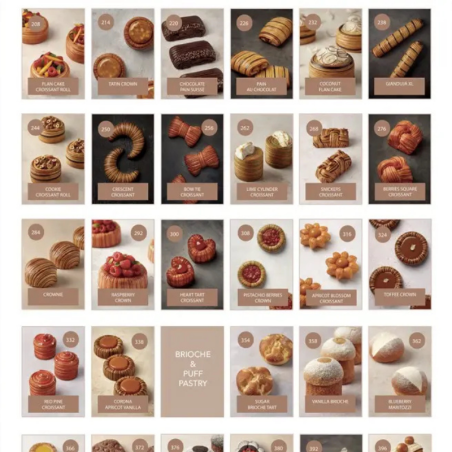 Książka "The New Era of  Viennoiserie" Antonio Bachour - eleganckie wydanie w języku angielskim i hiszpańskim