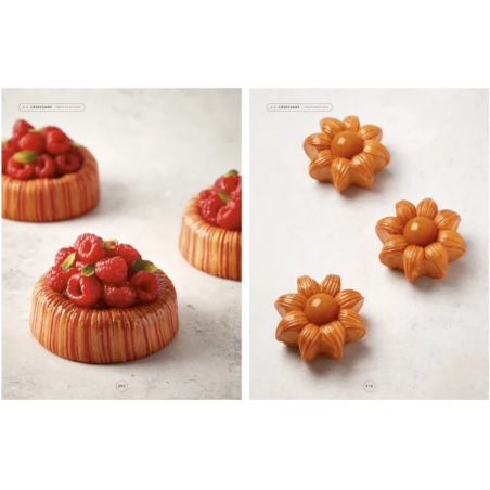 Książka "The New Era of  Viennoiserie" Antonio Bachour - eleganckie wydanie w języku angielskim i hiszpańskim