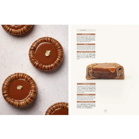 Książka "The New Era of  Viennoiserie" Antonio Bachour - eleganckie wydanie w języku angielskim i hiszpańskim