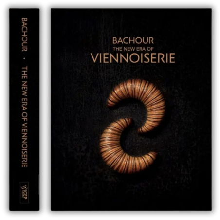 Książka "The New Era of  Viennoiserie" Antonio Bachour - eleganckie wydanie w języku angielskim i hiszpańskim