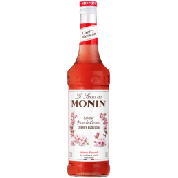 op. 0.7 l Syrop o smaku kwiatów wiśni - Cherry Blossom Le Sirop de Monin - szklana butelka