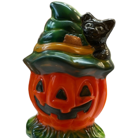 Straszna dynia w kapeluszu - forma do figurek czekoladowych na Halloween - nr. kat. HB-8015-PC Hans Brunner