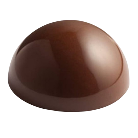 HB-9005-S Klasyczna półkula - Hans Brunner - forma z poliwęglanu do pralin - śr. 25 mm
