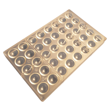 HB-9005-S Klasyczna półkula - Hans Brunner - forma z poliwęglanu do pralin - śr. 25 mm