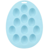 Uniwersalna forma silikonowa w kształcie jajek - na 12 porcji wielkanocnych słodyczy - dł. 45 x szer. 35 x wys. 20 mm