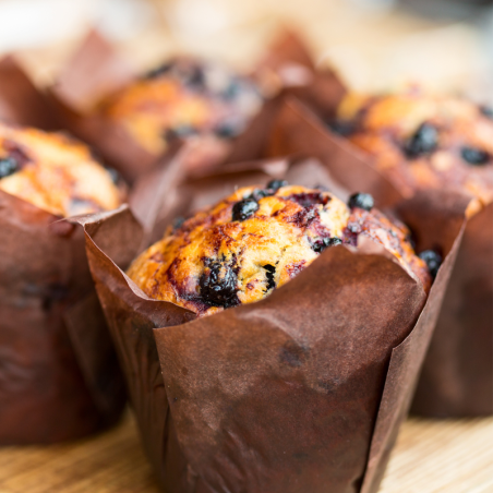 Metalowa forma do wypieku sześciu dużych muffinów - śr. 90 x wys. 50 mm - Jumbo Muffin Wilton