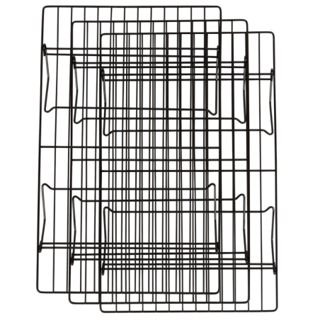 Trzypoziomowa składana kratka do studzenia domowych wypieków - dł. 40 x szer. 25 cm - Wilton