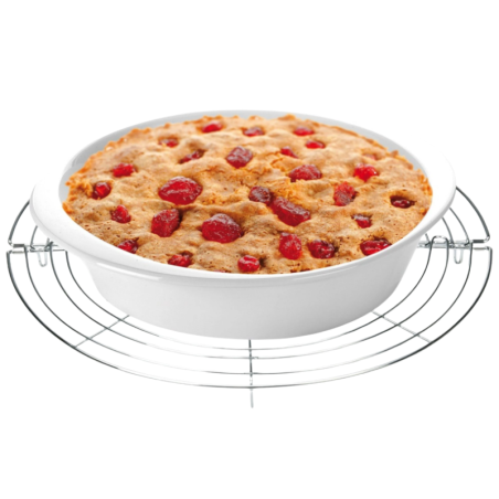 Składana metalowa kratka do pieczenia i studzenia wypieków - śr. 32 cm - nr. kat. 630720 Tescoma