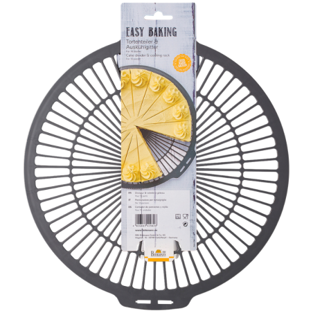 Kratka 2 w 1 - do studzenia wypieków i porcjowania tortu na 16 kawałków - śr. 32 cm - nr. kat. 429 826 Birkmann