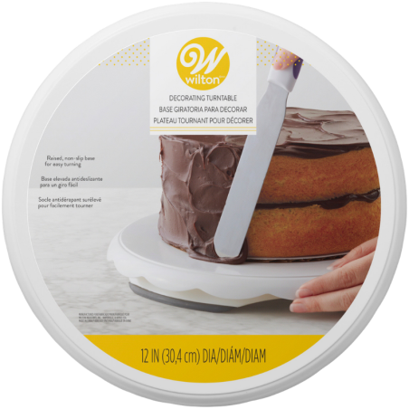 śr. 30 cm - plastikowa patera obrotowa do dekorowania domowych tortów - Wilton