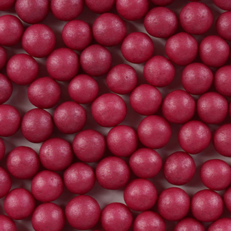 perełka duża perłowa ciemna różowa - posypka dekoracyjna od sweet decor