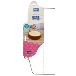 Nóż strunowy do wyrównywania i krojenia biszkoptów na równe blaty - dł. 46 x szer. 20 cm - PME Cake