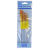 op. 5 szt. Zestaw pędzelków do dekoracji cukierniczych - nylonowe włosie i antypoślizgowy uchwyt - nr. kat. CB1007 PME Cake
