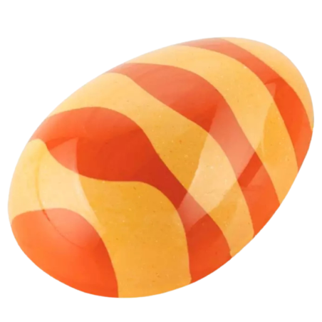 Uovo 01 P Silikomart - forma do pralin z Tritanu - jajka - dł. 40 x szer. 28 x wys. 14 mm / poj. 8. ml x 24 praliny