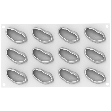 Pistacchio 30 Silikomart - zestaw do mini deserów - pistacje - forma silikonowa z wykrojnikiem - poj. 30 ml x 12 porcji