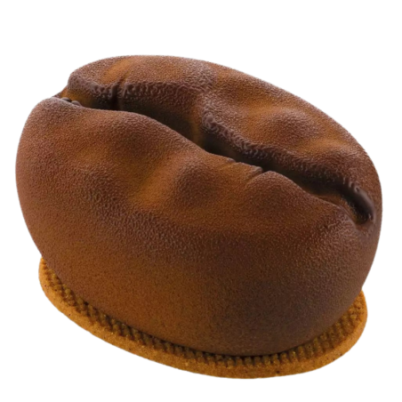 Caffè 110 Silikomart - zestaw do monoporcji - ziarna kawy - forma silikonowa z wykrojnikiem - poj. 112 ml x 8 porcji