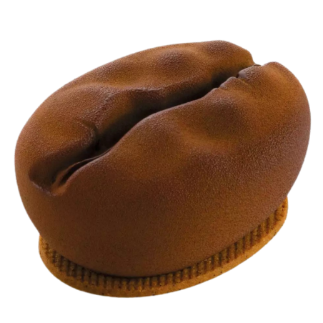 Caffè 110 Silikomart - zestaw do monoporcji - ziarna kawy - forma silikonowa z wykrojnikiem - poj. 112 ml x 8 porcji