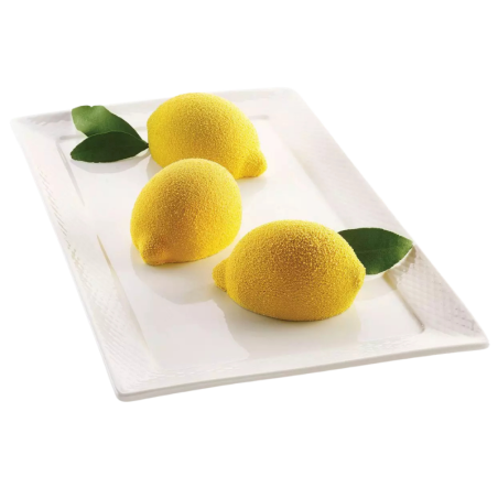 Delizia al Limone Silikomart - forma silikonowa do owocowych deserów - cytryna - poj. 106 ml x 6 porcji