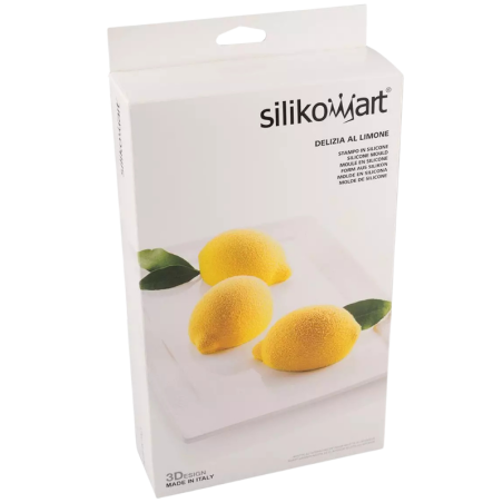 Delizia al Limone Silikomart - forma silikonowa do owocowych deserów - cytryna - poj. 106 ml x 6 porcji