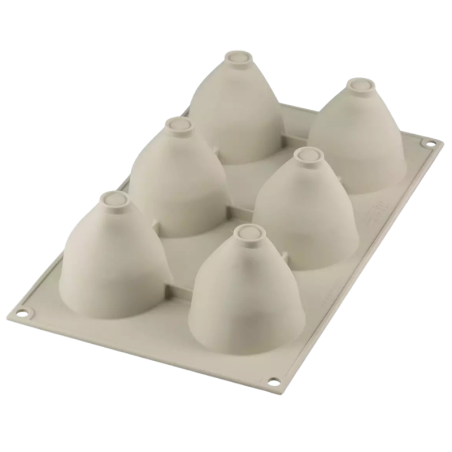 Fragole e Panna Silikomart - forma silikonowa do owocowych deserów - truskawki - poj. 95 ml x 6 porcji