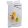 Inspirazioni di Frutta Silikomart - forma silikonowa do owocowych deserów - jabłka i brzoskwinie - poj. 118 ml x 6 porcji