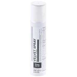 op. 250 ml Czarny zamsz spożywczy w sprayu - strukturalny barwnik cukierniczy - Velvet Spray Silikomart