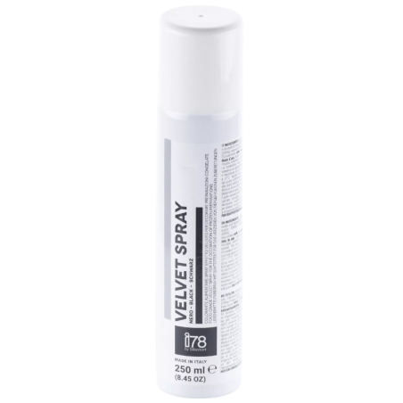 op. 250 ml Czarny zamsz spożywczy w sprayu - strukturalny barwnik cukierniczy - Velvet Spray Silikomart