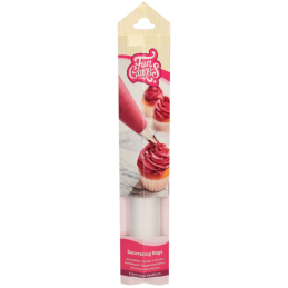 op. 10 szt. Jednorazowe worki cukiernicze - dł. 46 x szer. 26 cm - transparentne rękawy z antypoślizgowego tworzywa