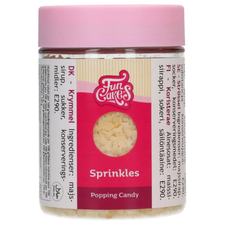 op. 180 g Neutralna posypka strzelająca do dekoracji - Popping Candy Fun Cakes