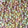 op. 500 g Crunchy Marshmallow kwiatki i serca - chrupiące pianki w pastelowych kolorach - posypka dekoracyjna