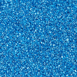 op. 1 kg Niebieskie kryształki cukrowe - chrupiąca posypka dekoracyjna - dł. 3-6 mm