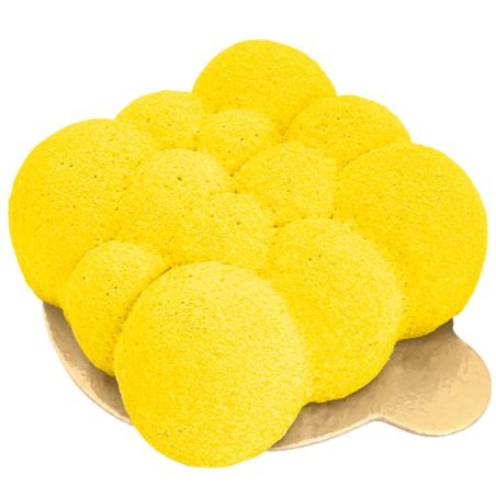 op. 250 ml Żółty zamsz spożywczy w sprayu - barwnik strukturalny - Yellow V01b Food Colours