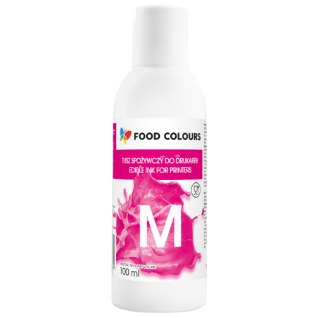 op. 4 x 100 ml Tusz spożywczy w płynie - zestaw czterech podstawowych kolorów do drukarek - nr. kat. WS-LD-SET-100 Food Colours