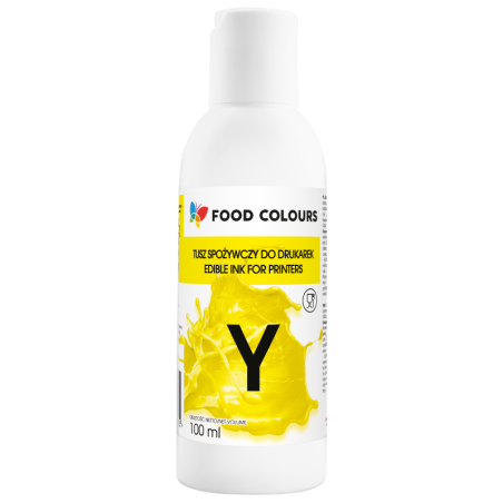op. 4 x 100 ml Tusz spożywczy w płynie - zestaw czterech podstawowych kolorów do drukarek - nr. kat. WS-LD-SET-100 Food Colours