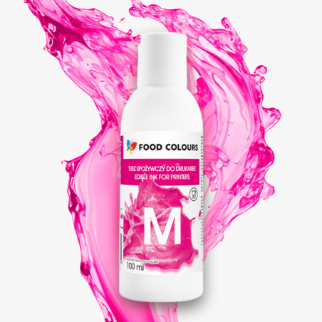 op. 4 x 100 ml Tusz spożywczy w płynie - zestaw czterech podstawowych kolorów do drukarek - nr. kat. WS-LD-SET-100 Food Colours