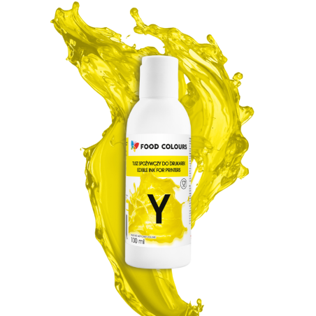 op. 4 x 100 ml Tusz spożywczy w płynie - zestaw czterech podstawowych kolorów do drukarek - nr. kat. WS-LD-SET-100 Food Colours