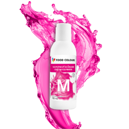 op. 4 x 100 ml Tusz spożywczy w płynie - zestaw czterech podstawowych kolorów do drukarek - nr. kat. WS-LD-SET-100 Food Colours