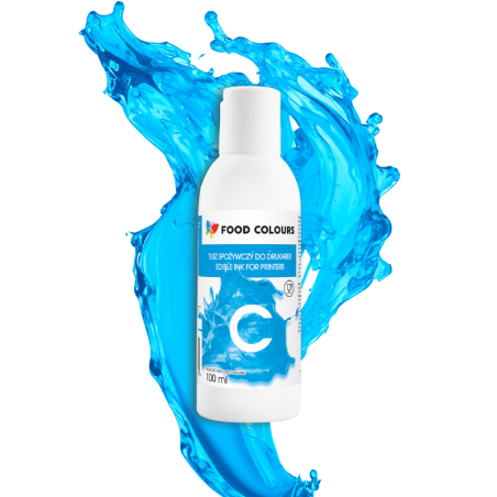 op. 4 x 100 ml Tusz spożywczy w płynie - zestaw czterech podstawowych kolorów do drukarek - nr. kat. WS-LD-SET-100 Food Colours