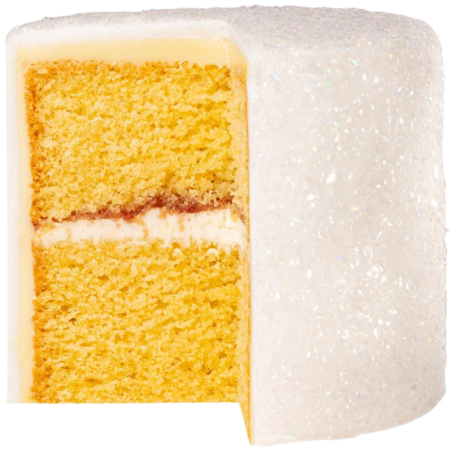 op. 3 g White Crystal Magic Sparkles - opalizujący brokat spożywczy do kreatywnych dekoracji