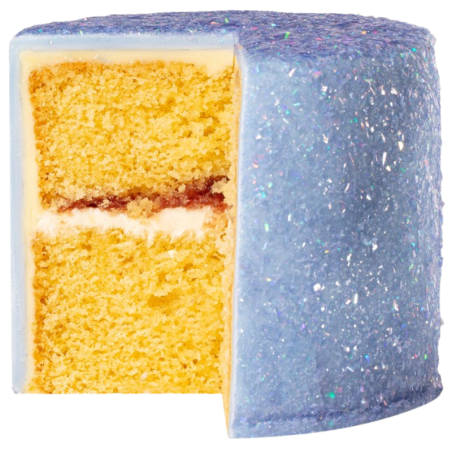 op. 3 g Lilac Sapphire Magic Sparkles - opalizujący brokat spożywczy do kreatywnych dekoracji