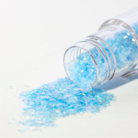 op. 3 g Blue Aquamarine Magic Sparkles - opalizujący brokat spożywczy do kreatywnych dekoracji