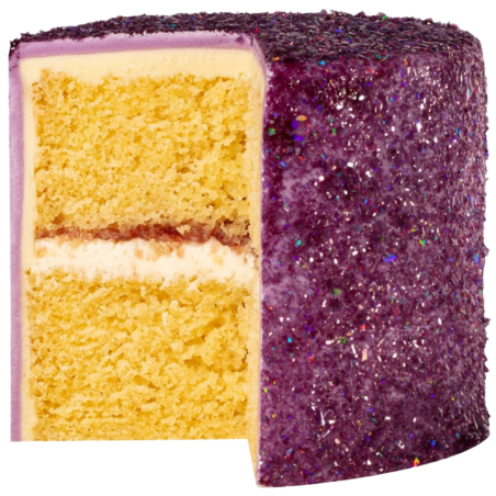 op. 3 g Purple Amethyst  Magic Sparkles - opalizujący brokat spożywczy do kreatywnych dekoracji