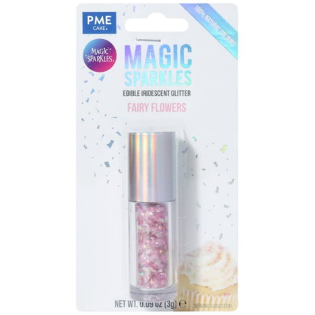 op. 3 g Fairy Flowers Magic Sparkles - opalizujący brokat spożywczy do kreatywnych dekoracji