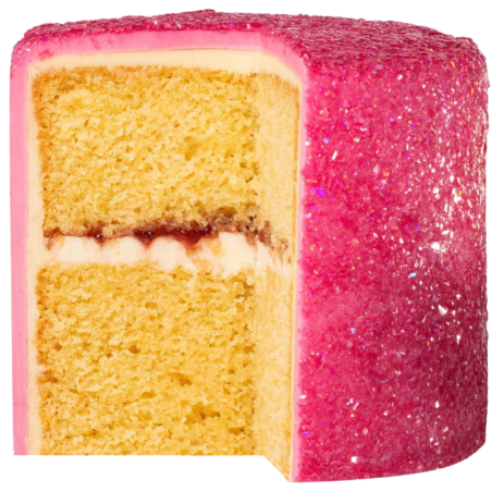 op. 3 g Rose Quartz Magic Sparkles - opalizujący brokat spożywczy do kreatywnych dekoracji