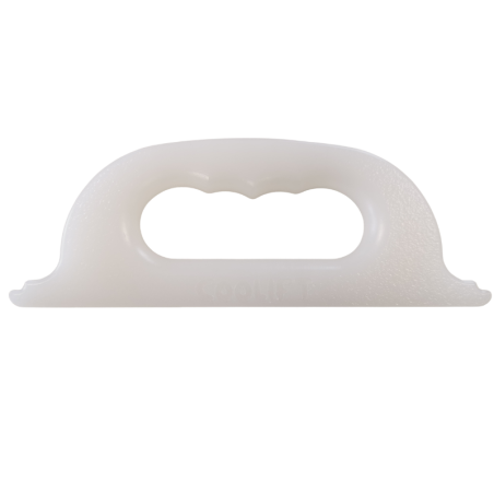 1 szt. Biały COOLIFT - profesjonalny chwytak do kuwet lodowych typu pozzetti