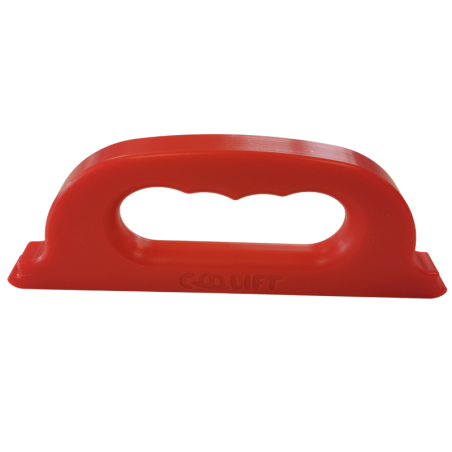1 szt. Czerwony COOLIFT - profesjonalny chwytak do kuwet lodowych typu pozzetti