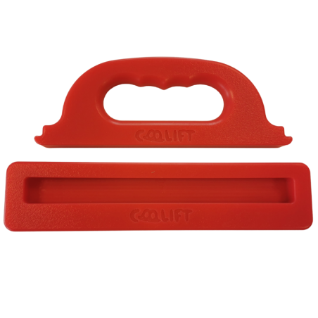 1 op. Czerwony COOLIFT z podstawką - profesjonalny chwytak do kuwet lodowych typu pozzetti